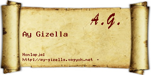 Ay Gizella névjegykártya